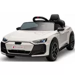 Mașină electrică pentru copii Kids car 8070740-2R_Gray Audi e-tron, 12V4.5AH, scaune din piele