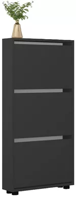 Полка для обуви Mobildor-Lux Leo Slim 50x16x125H cm Anthracite