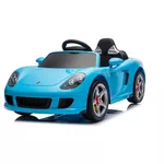 Электромобиль Chipolino ELKPCAL02602BL Porsche Carrera GT LUX blue, EVA wheels, leather seat