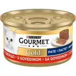 Hrană pentru animale de companie Purina Gourmet Gold cons. p/pisici (vita) 85g (24)