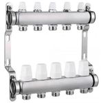 Set distribuitor Hydro S Colector complet din Inox, 12 căi, 1