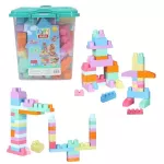 Set de construcție miscellaneous 2922 Găleată cu blocuri pastel Play Blox, 83 piese