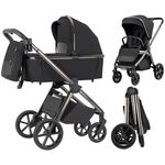 Сărucior pentru copii Carrello Omega Chrom 2in1 Absolute Black
