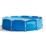Бассейн каркасный Intex 28210 METAL FRAME 366х76 cm, 6503 L, cadru metalic