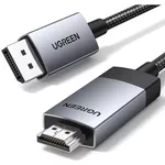 Кабель для IT Ugreen 15774, DP to HDMI 4K@60Hz 2M, Black