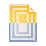 Плед s.Oliver 2655/690 Jacquar Decke 150х200 Blue/Yellow