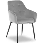 Стул Interdepo UGO new, Light Grey velvet