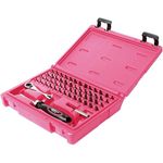 Отвёртка JTC JTC-5610 биты с мини-трещоткой и отвёрткой с храповым механизмом, 55 предметов