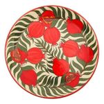 Farfurie Rishtan Ceramic Lyagan Granat 42cm, pictata manual, ceramica