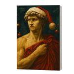 Tablou pe numere BrushMe BS54209 40x50cm Eco, David in spirit de sarbatoare