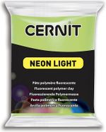 Полимерная глина CERNIT NEON 56г, неоновый зеленый