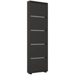 Полка для обуви Mobildor-Lux Leo Slim 80x16x203H cm Anthracite