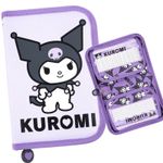 Школьный пенал St.RIGHT 56780 Пенал Kuromi Violet 20,5x14x3,5 см, текстиль