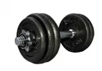 Ganteră LiveUp LS2311/15/GY Set gantere 15kg