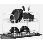 Uscator pentru vase Teknotel KB007 Scurator vase 48x33x32cm, metal alb