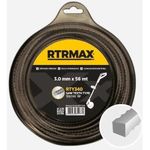 Леска для триммера RTRMAX RTY343 витое квадратное сечение 3.3мм/46м