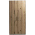 Шкаф Mashtab 12243 FLEXO M2 alb uși stejar evoke 1000x530x2200