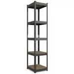 Cтеллаж складской Nex Home Raft metalic Budget 1800x400x400mm, 5 rafturi MDF, antracit