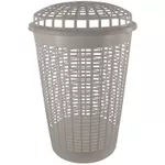 Корзина для белья Promstore 57756 Cos pentru rufe cu capac Linda 60L, 45x66cm, polipropilen, cappucino