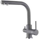 Смеситель кухонный Helika-AquaSanita 2663L-202 AKVADUO LONG Alumetallic