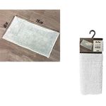 Коврик для ванной Tendance 46233 45x75cm, белый, микрофибр