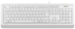 Клавиатура A4Tech FK10, проводная, белый/серый