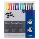 Set de creație Mont Marte MMPM0046 Set de markere-pensula, 12buc