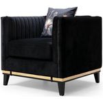 Fotoliu Trendy Bellino-Negru 85x75x83cm