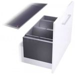 Coș de gunoi Hailo 3631881 Triple XL 800