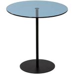 Журнальный столик Trendy Chill-Out, черный, синий 50x50x50 см