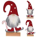 Decor de Crăciun și Anul Nou Promstore 49046 Сувенир Дед мороз на коньках 26cm