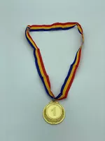 Medalie cu panglica pt locul 1, d=6.5 cm 981 (9282)