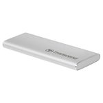 1.0TB  Transcend Portable SSD ESD260C Silver, USB-C 3.1 (81.4x33.6x7.5mm, 33g, R/W:520/460MB/s)