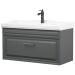 Dulap pentru lavoar Orka Design 105 anthracite