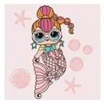 Картина по номерам Ideyka (KHO6264) L.O.L. Surprise! Mermaids Neon QT, 40х40