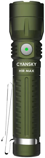 Lanternă Cyansky H1R MAX LED Flashlight Green(18650 2600mAh)