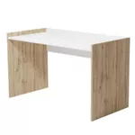 Офисный стол Smartex (10503) Tab 110cm Alb+Stejar inchis