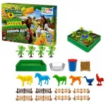 Set de creație Play Toys 3493 DIY Animale de fermă, dioramă cu nisip cinetic (Nikola Tesla)