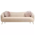 Диван Trendy Istiridye Bej, 90x80x215cm (3 locuri)