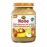 Piure Holle mere, banane si caise (6+ luni) 190 g