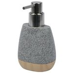 Dozator săpun Axentia 135846 Rim, imitație piatră/lemn 140ml, 8x15x6.5cm