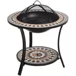 Grătar Holland 44834 Ambiance Барбекю круглый на ножках Mozaic D44cm, H58cm