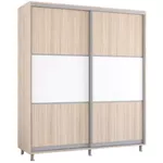 Шкаф Mobildor-Lux Арон с горизонтальными раздвижными дверями (210x60x210H см) Sonoma