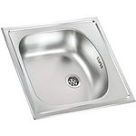 Chiuvetă bucătărie Asil 25190 pentru masa 500х400 h-100mm -0,4, inox, 