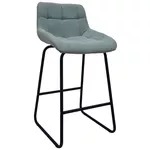 Барный стул Deco Scaun Nicole CFS Hoker LB Blue Soro-34+Black Legs