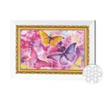 Картина по номерам Art Gallery JS24616 Mozaic cu diamante 20x30cm Fluturi multicolori