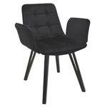 Стул Deco DC-18 Black+Black Legs