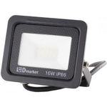Reflector LED Market Flood Light DOB 10W, 4000K, LEIP-10W, IP66, 120*95*30mm