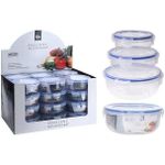 Container alimentare Excellent Houseware 46970 3шт 0.4l, 0.8l, 1.4l