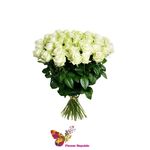 Buchet Premium de 27 Trandafir albi PREMIUM OLANDA 80-90CM